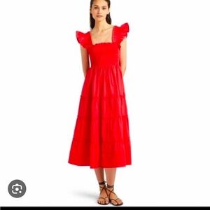 Ellie nap dress raspberry color